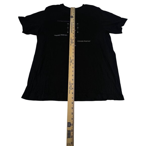 Bella+Canvas Black Graphic T-Shirt Sci-Fi Design Short Sleeve Cotton Blend XL - Picture 5 of 6